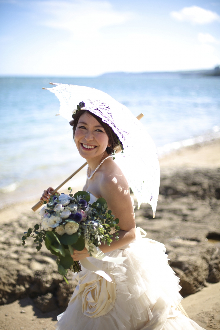 挙式レポート 伽藍ウエディング 沖縄の海に誓う結婚式