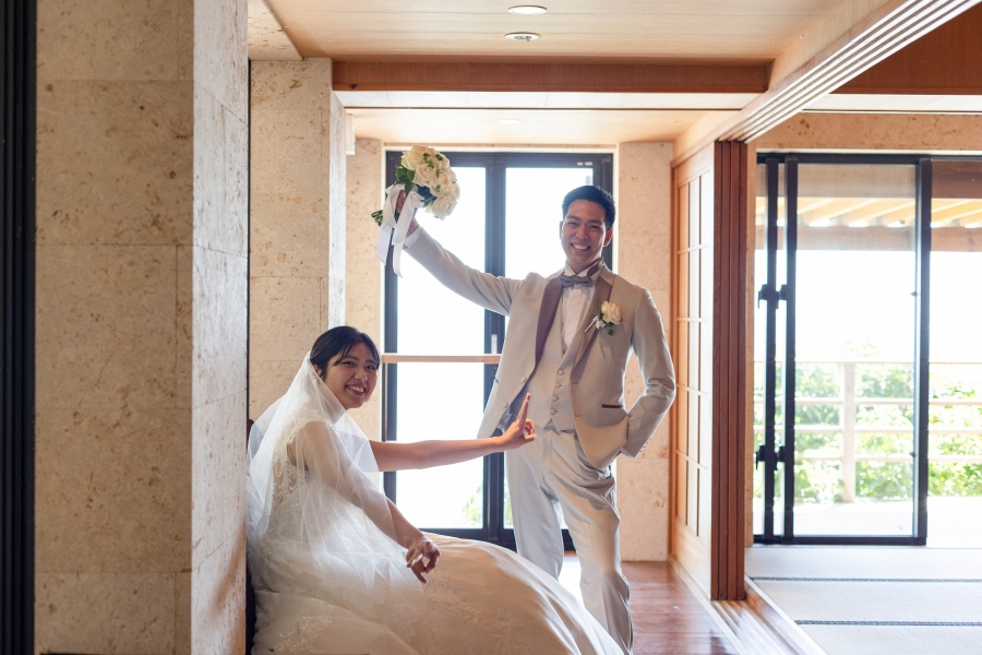 海を眺めながらゆったりと楽しめる結婚式